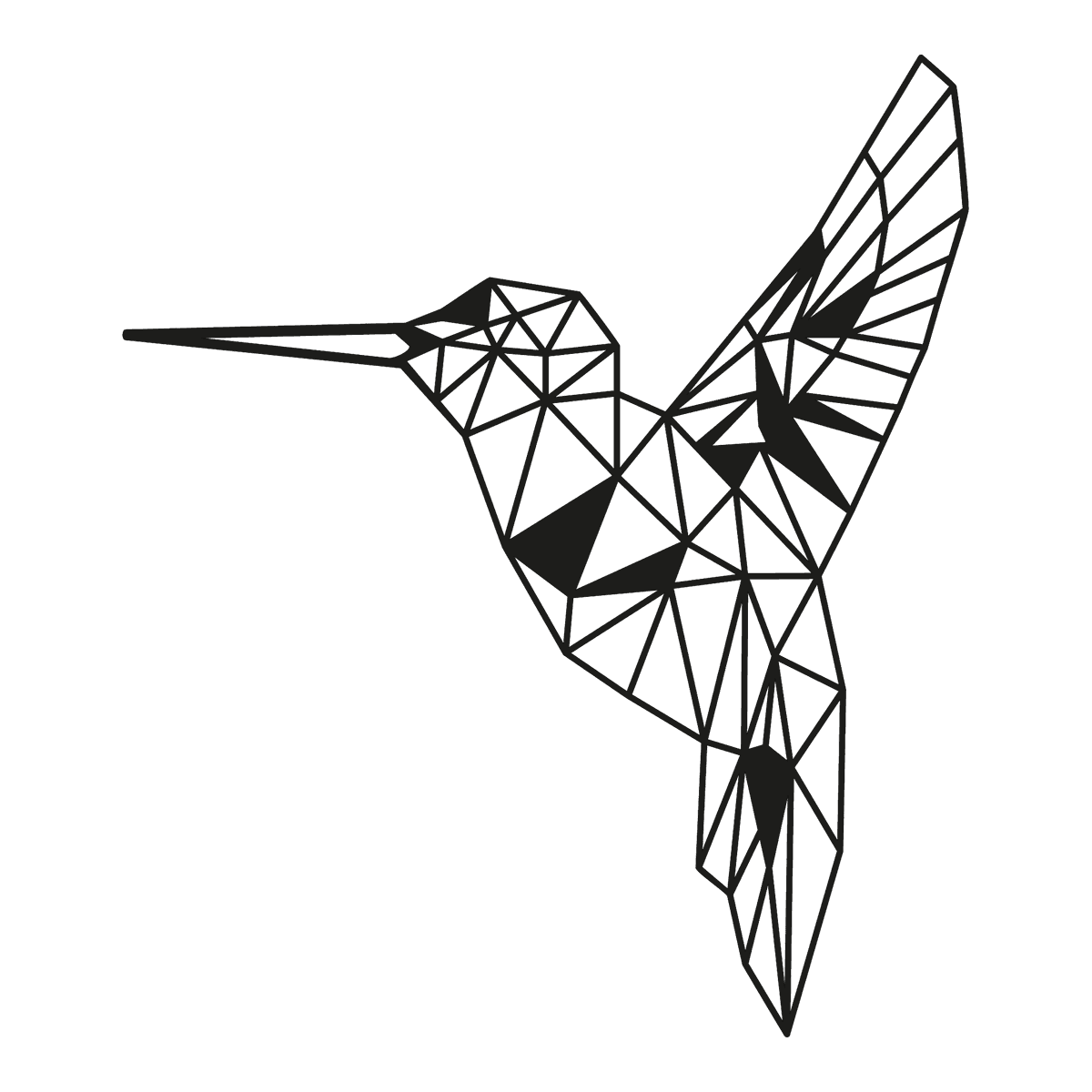Geometrische Kolibri