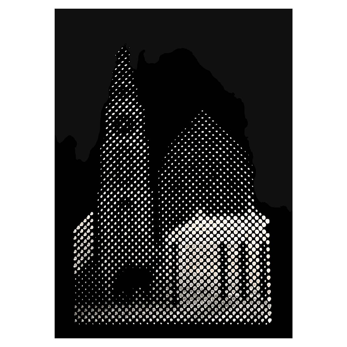 Groningen Centrum Halftone