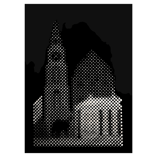 Groningen Centrum Halftone