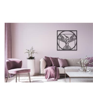 Kolibrie in dubbel Frame