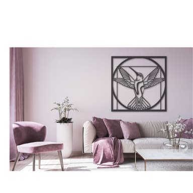 Kolibrie in dubbel Frame