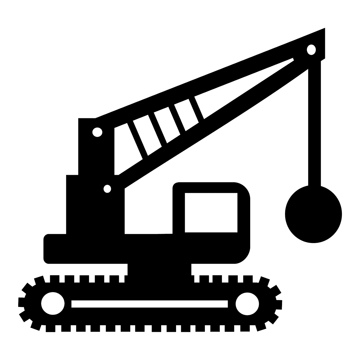 Kraan met Sloop Kogel