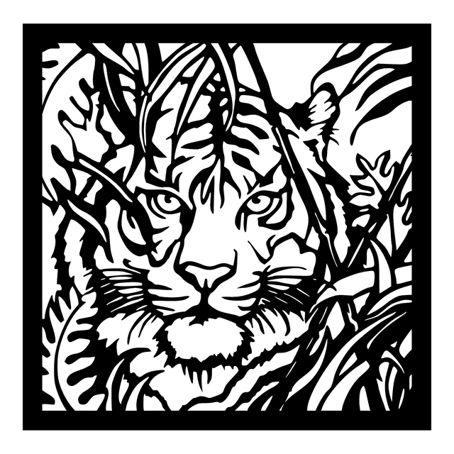 Tijger in Frame